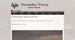 Desktop Screenshot of novembervieren.nl